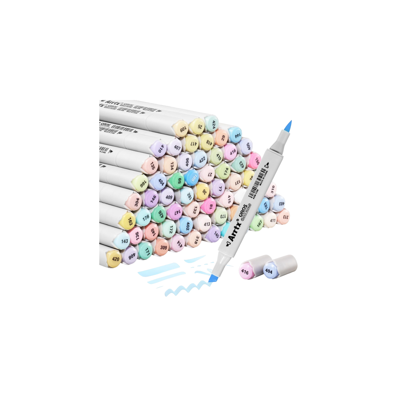  Arrtx Oros Dual Tip(Brush & Chisel) Sketch Art Markers