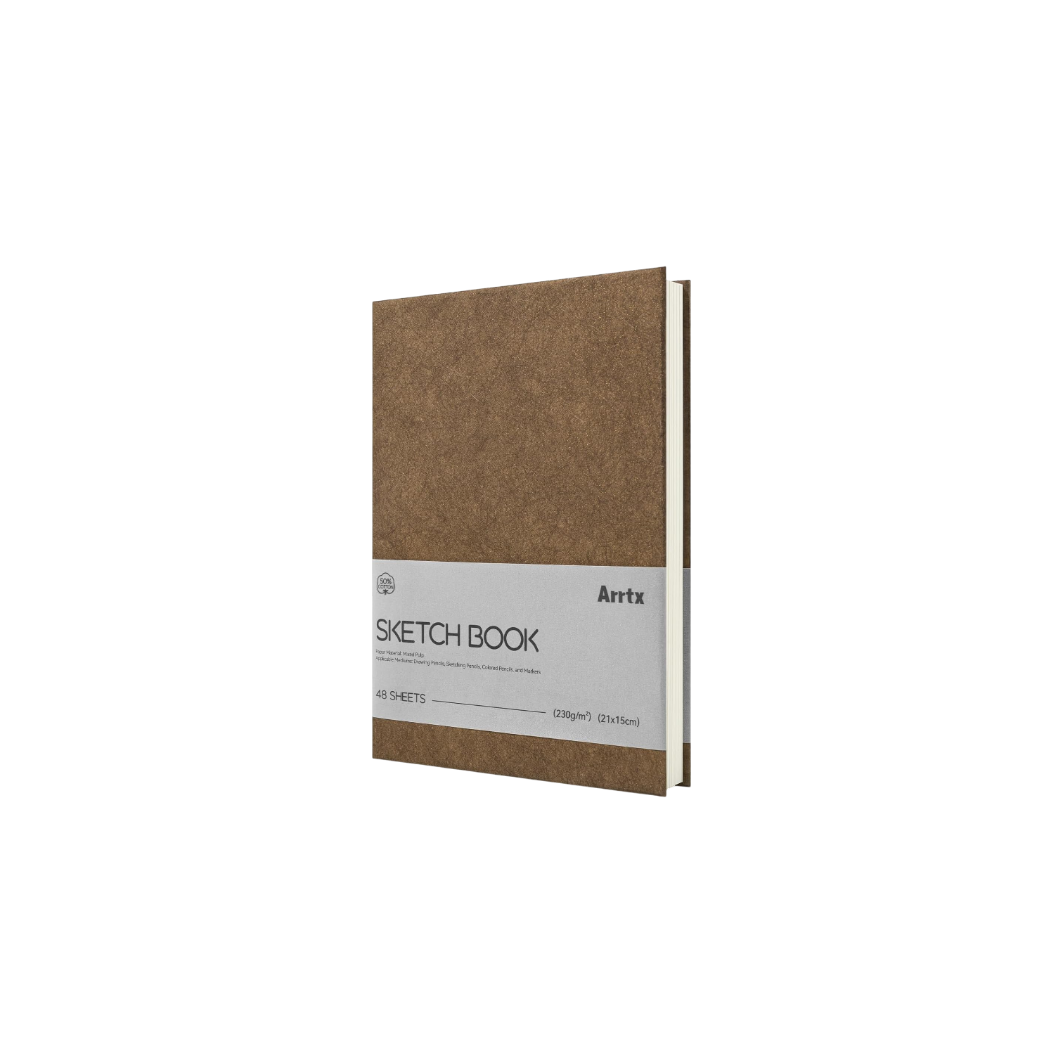 Premium A5 Sketchbook, 96 Pages 230 GSM by Arrtx