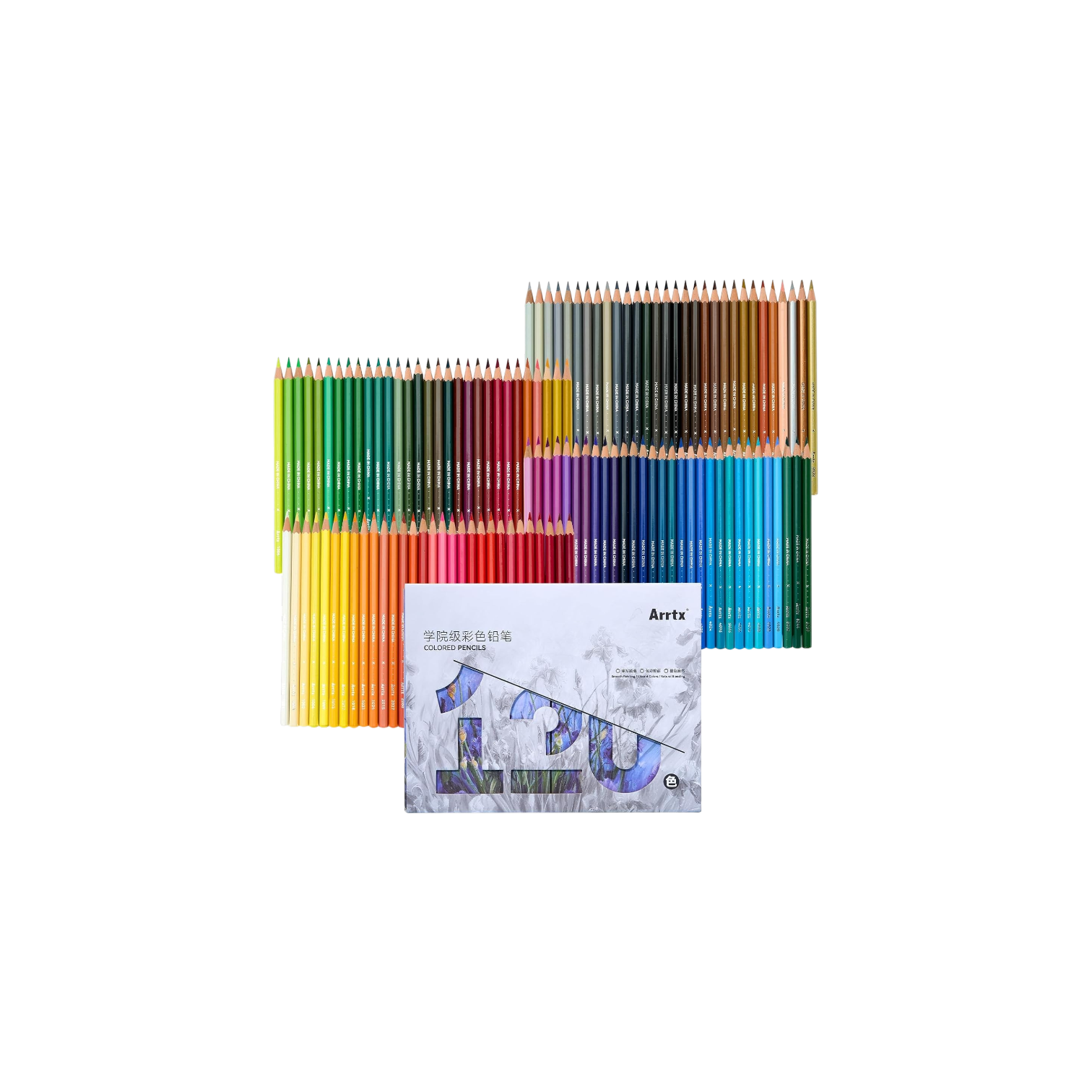 120 Soft Core Oil-Based Colored Pencils by Arrtx